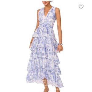 1. State Cascading Ruffle Dress, NWOT, Size 8